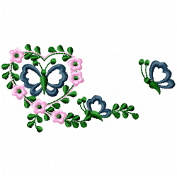 Butterfly Embroidery Design 4